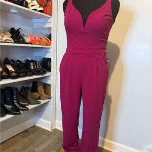 Express Plum Jumpsuit